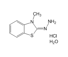 3-Methyl-2-benzothiazolinone hydrazone hydrochloride monohydrate, 98%,3-甲基-2-苯并噻唑啉酮腙盐酸盐单水合物