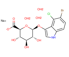 5-Bromo-4-chloro-3-indolyl-β-D-glucuronide sodium salt, 98%,5-溴-4-氯-3-吲哚基-β-D-葡萄糖醛酸钠盐