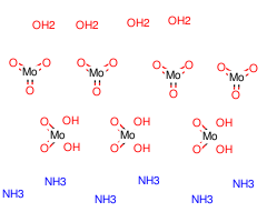 Ammonium molybdate tetrahydrate, 99%, for analysis,钼酸铵四水合物