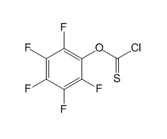 Pentafluorophenyl chlorothionoformate, 95%,氯代二硫代甲酸五氟苯基酯