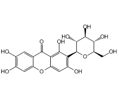 Mangiferin, 98%, from Mangifera persiciformis,芒果苷