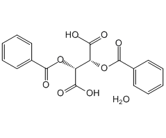 (-)-Dibenzoyl-L-tartaric acid monohydrate, 98%,(-)-二苯甲酰-L-酒石酸一水合物
